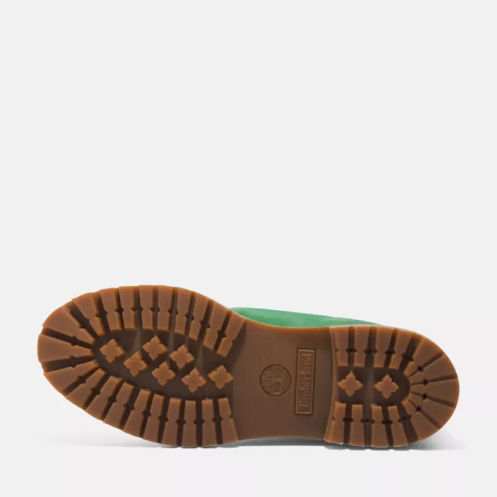 Bota Timberland Premium de 6 polegadas impermeável, edição 50, para homem, na cor verde.