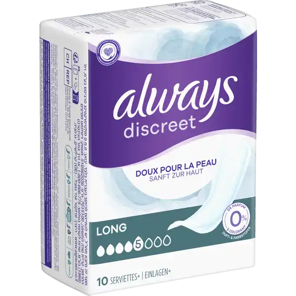 Discreet Inkontinenz Einlagen Long