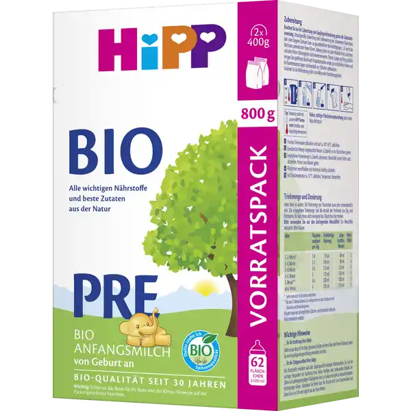 HiPP Bio Pre Anfangsmilch, 800g