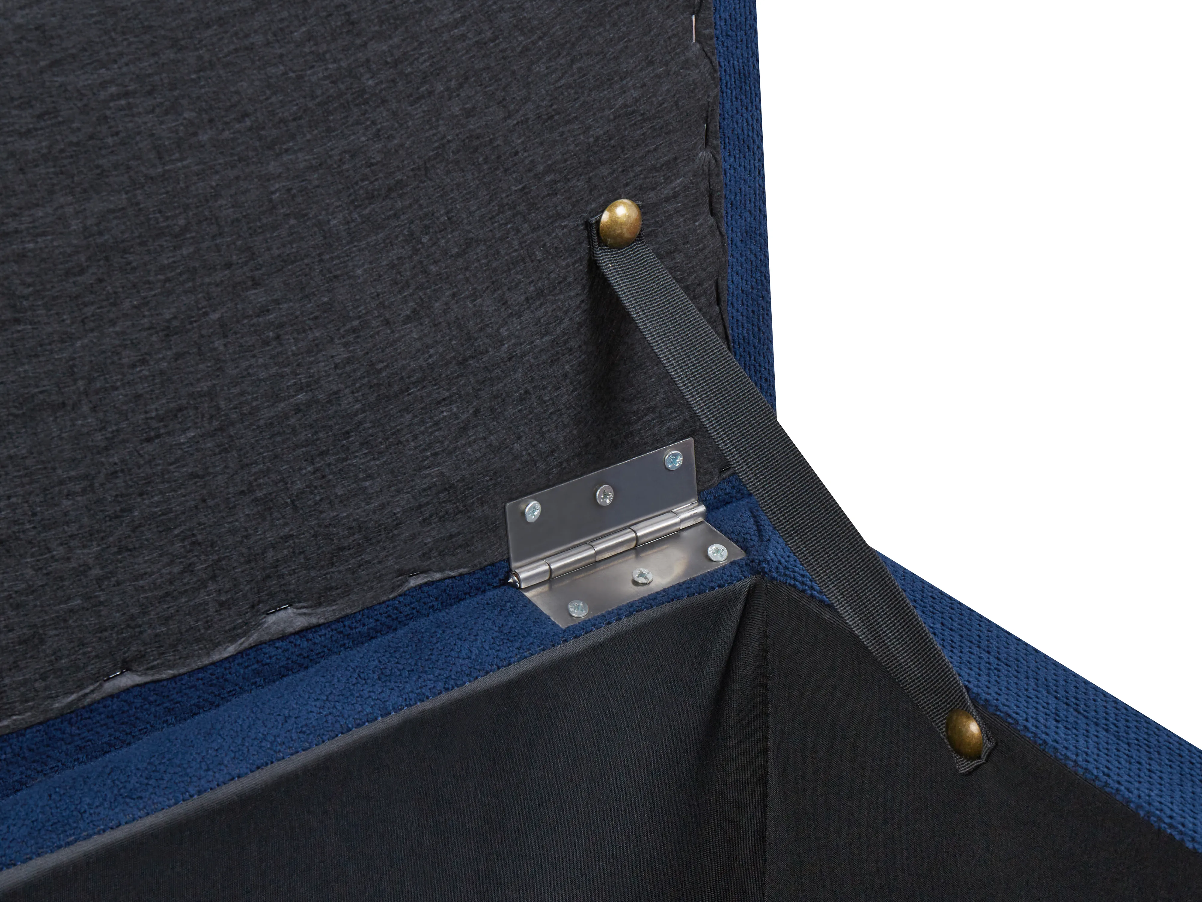 Opbergpoef OREM Stof Marineblauw