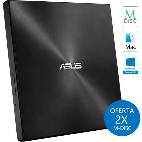 Asus DVD /-RW 8x Externo Slim Black - SDRW-08U7M-U