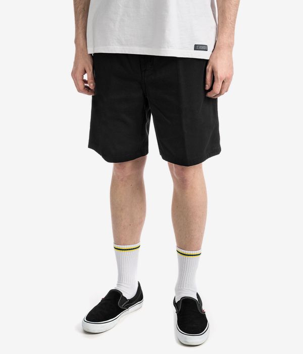Carhartt WIP Flint Short Moraga Shorts (black garment dyed)