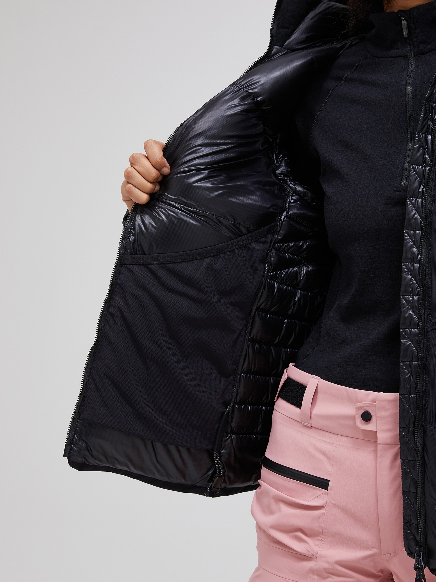 Minus Degree Down Puffer Dame Black