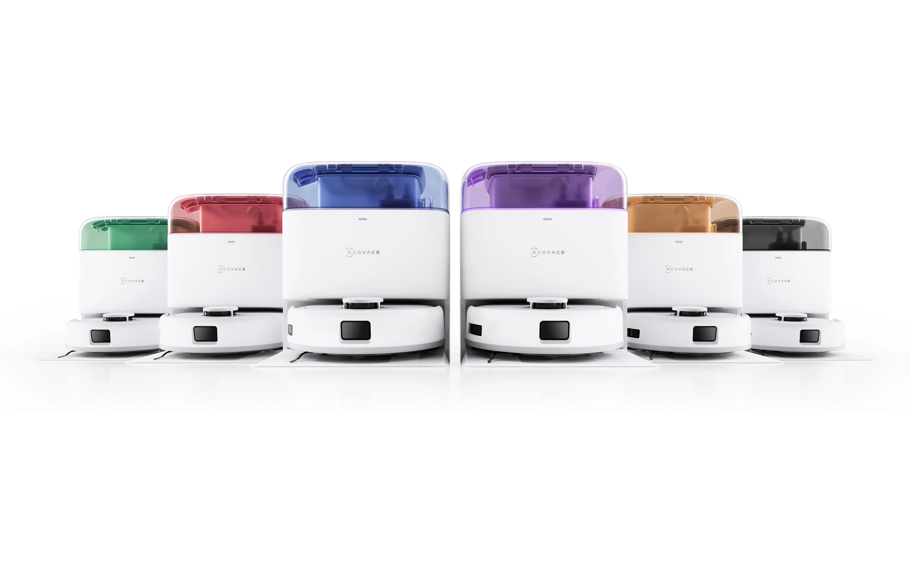 Saug- und Wischroboter Deebot Mini Blau<br>Saugroboter mit Reinigungs- und Ladestation, intelligenter Navigation und langer Laufzeit