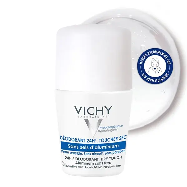 Desodorante Roll-On Vichy 24h Dry Touch 50ml