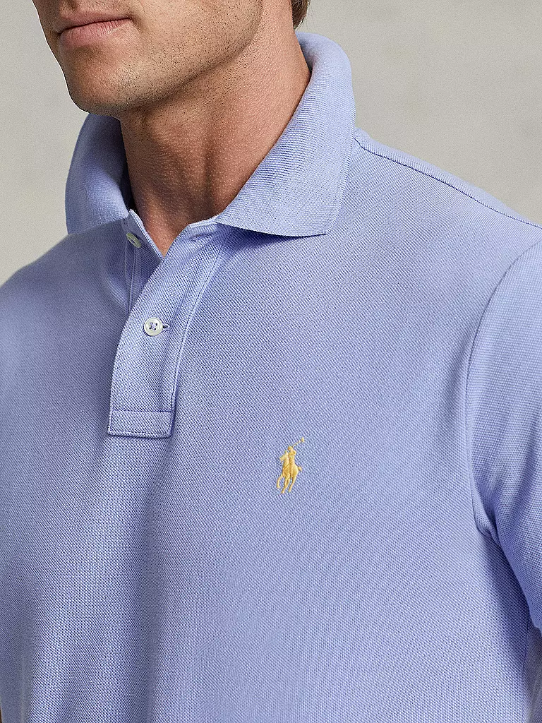 POLO RALPH LAUREN Poloshirt Custom Slim Fit hellblau