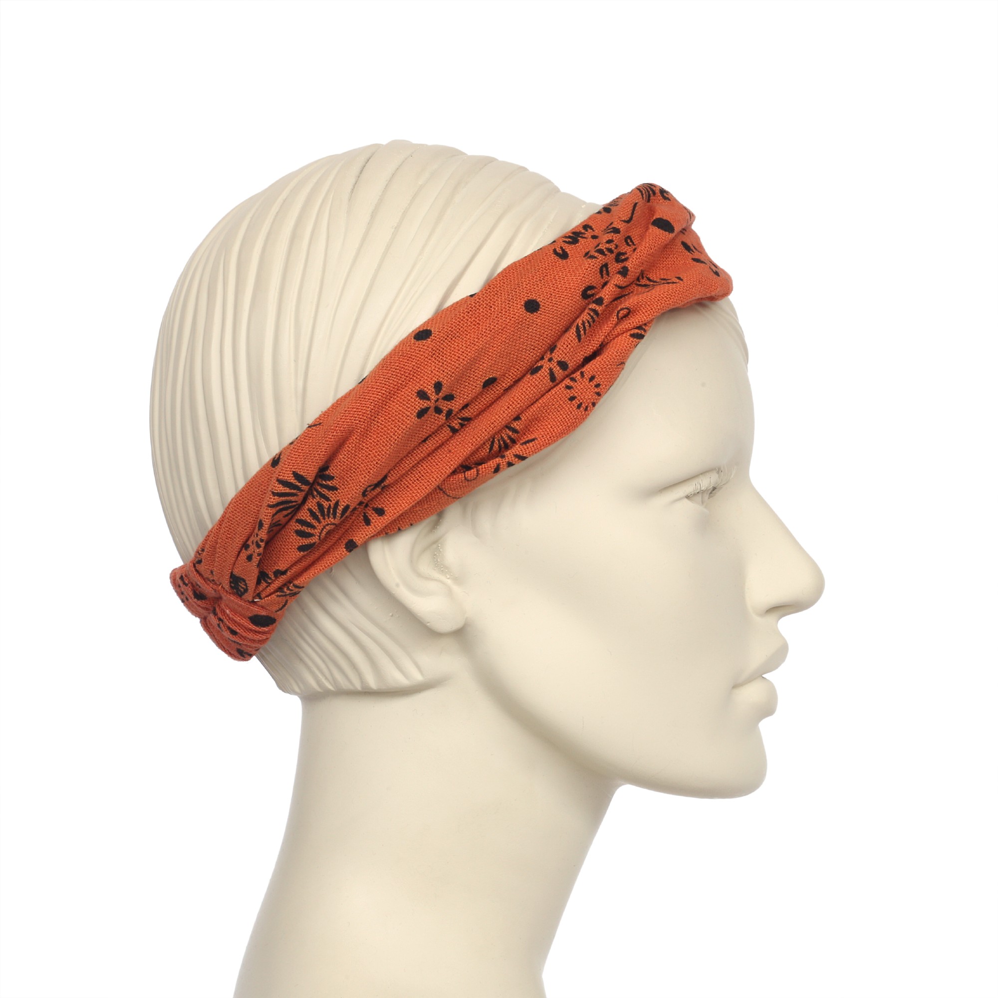 Haarband, orange, schwarz, T 54 cm, B 32 cm günstig bestellen