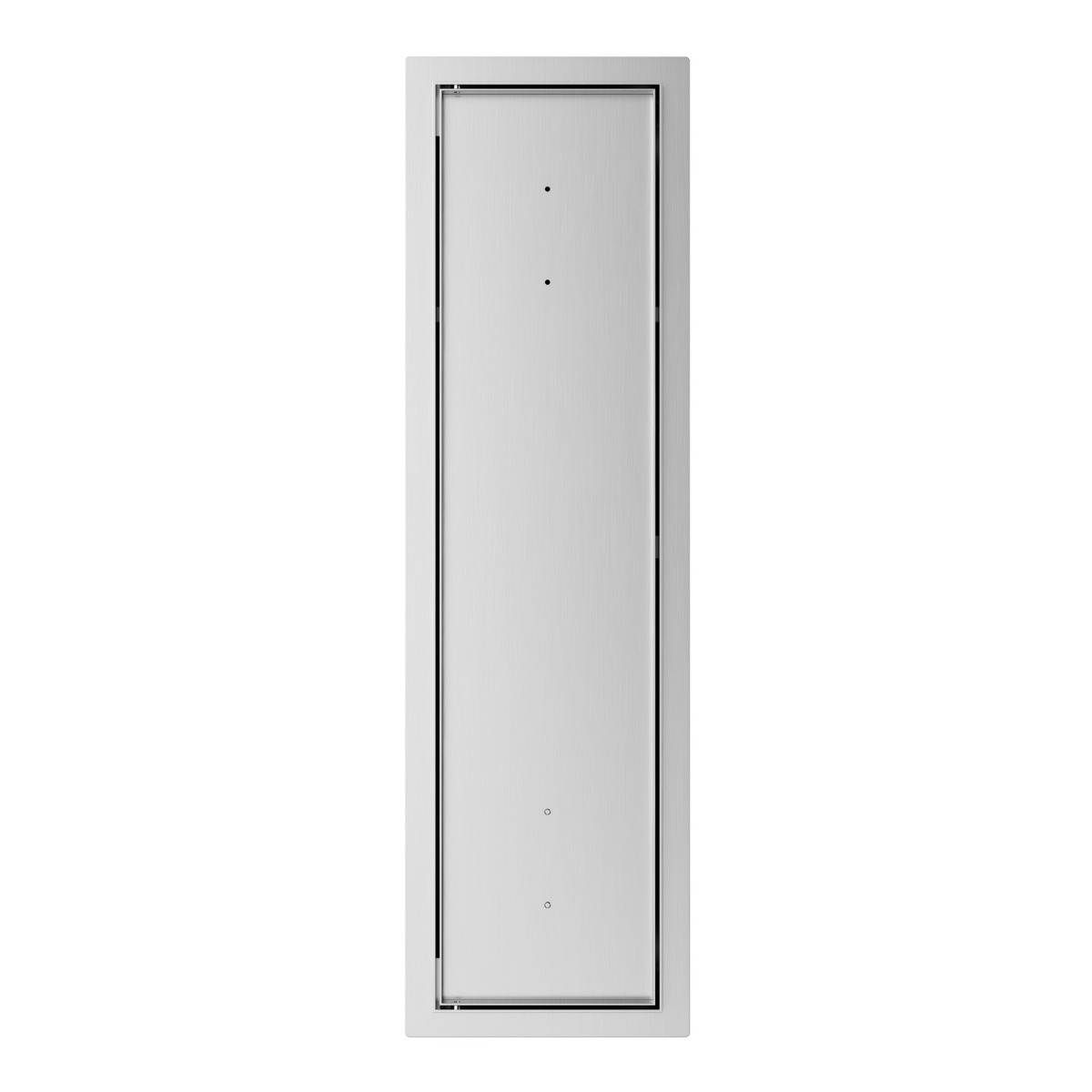 Saniclear Hide inbouw toiletborstel met rolhouder RVS betegelbaar