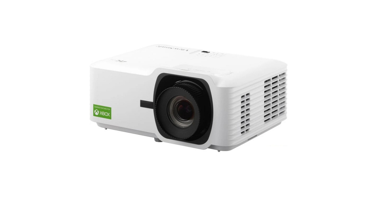 ViewSonicLS710-4KE 4K Laser Home Projector​  (Wit, 3500 ANSI Lumen, Ontworpen voor Xbox)
