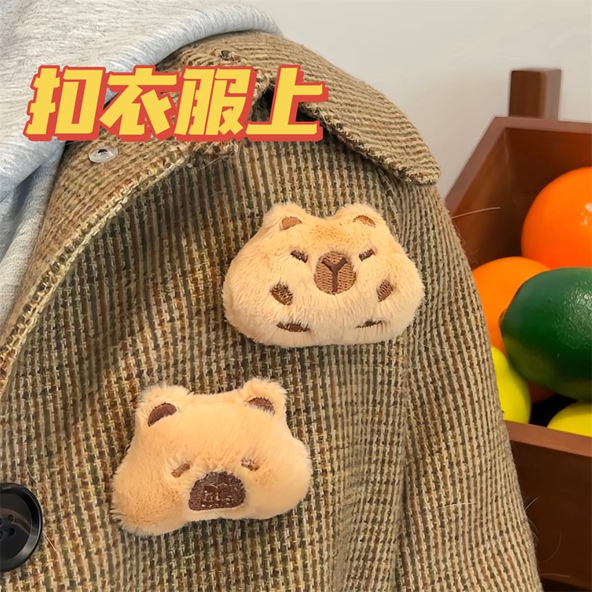 Tuhat - Capybara Pluche Broche / Tashanger Sleutelhanger (Verschillende Ontwerpen)
