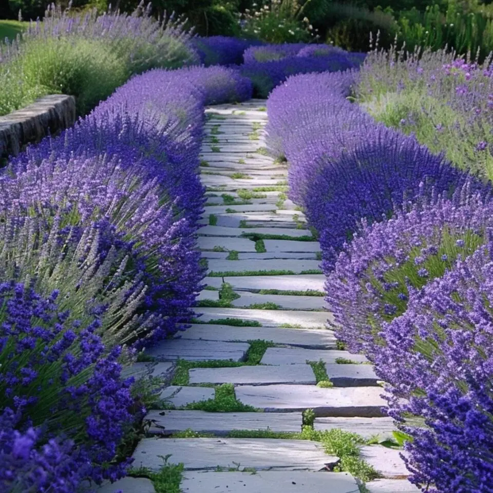 Lavendel - Set van 12 - Lavandula angustifolia - Hoogte 10-15cm - ⌀10,5cm