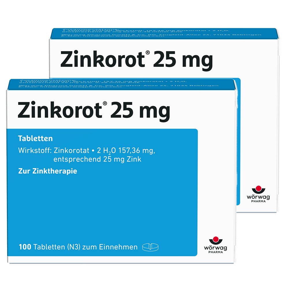 Zinkorot® 25 mg Tabletten
