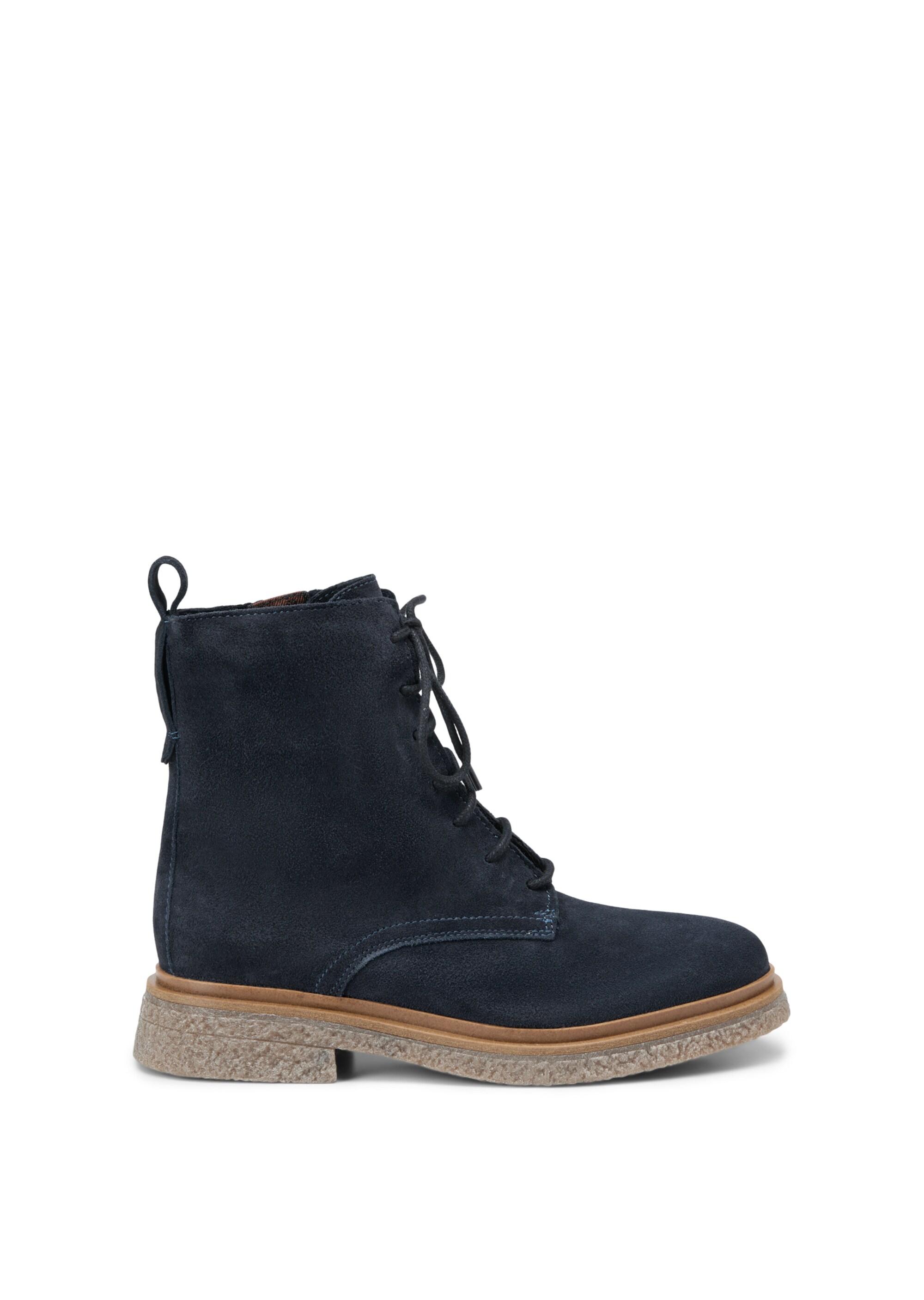 Schnürstiefel mit Innenzipper