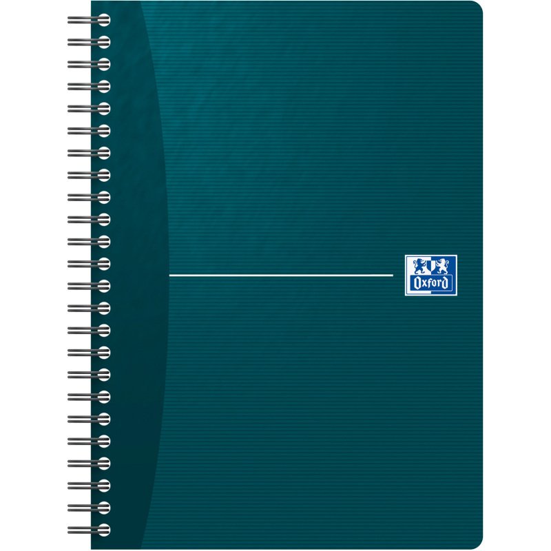 Cahier spirale Oxford Essentials 14,8 x 21 cm - petits carreaux - 180 pages