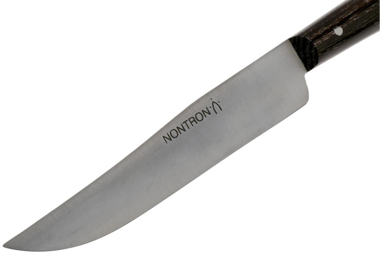 Nontron Traditional 6-delige steakmesset essenhout, T6OFFRD