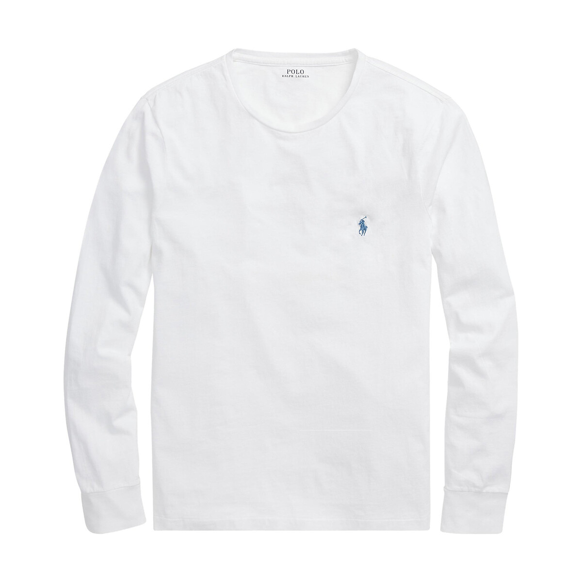 POLO RALPH LAUREN<br>Camiseta de manga comprida, corte slim personalizado