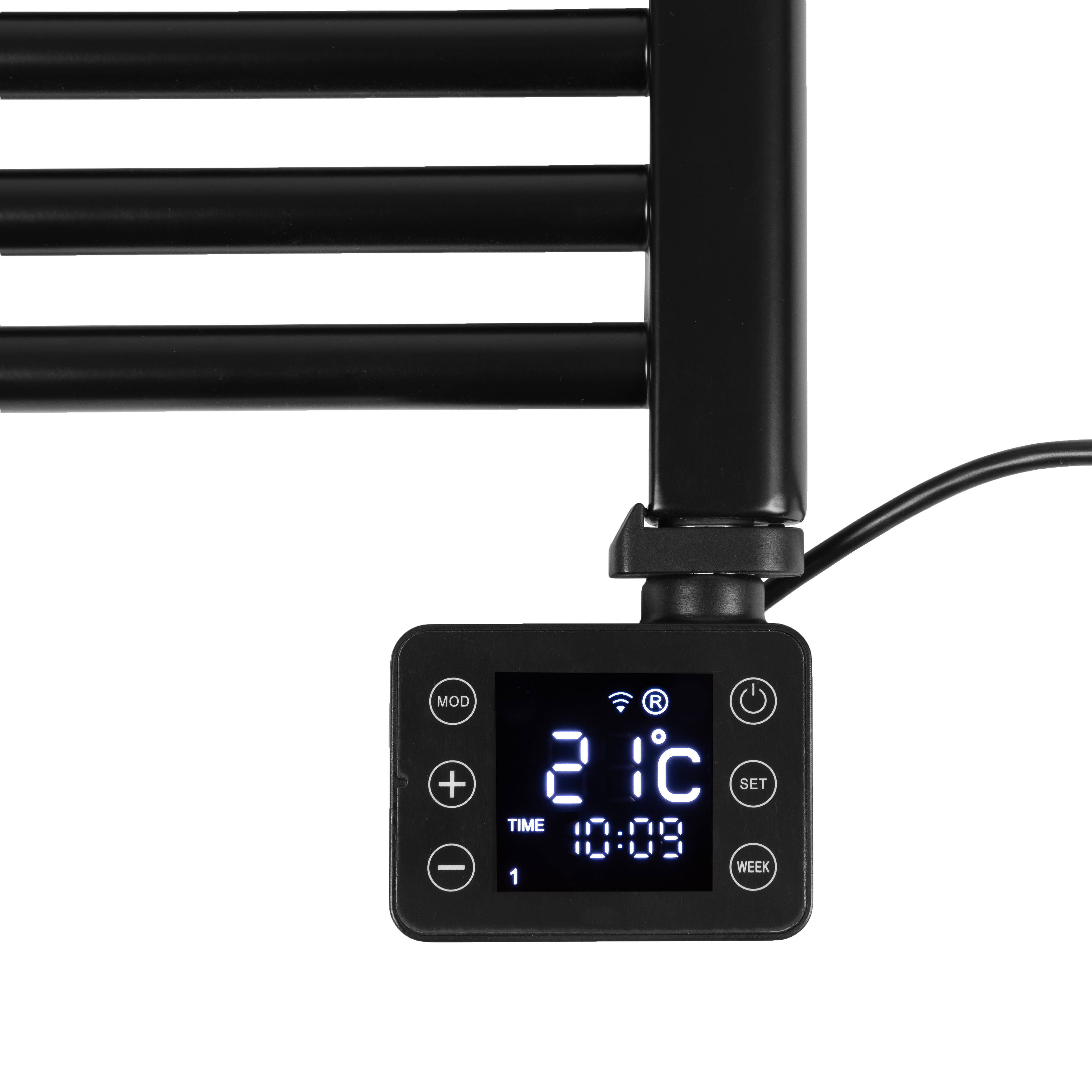 Eurom Sani bathroom radiator 800 Wi-Fi Black badkamerradiator (5,3 x 50 x 110 cm)