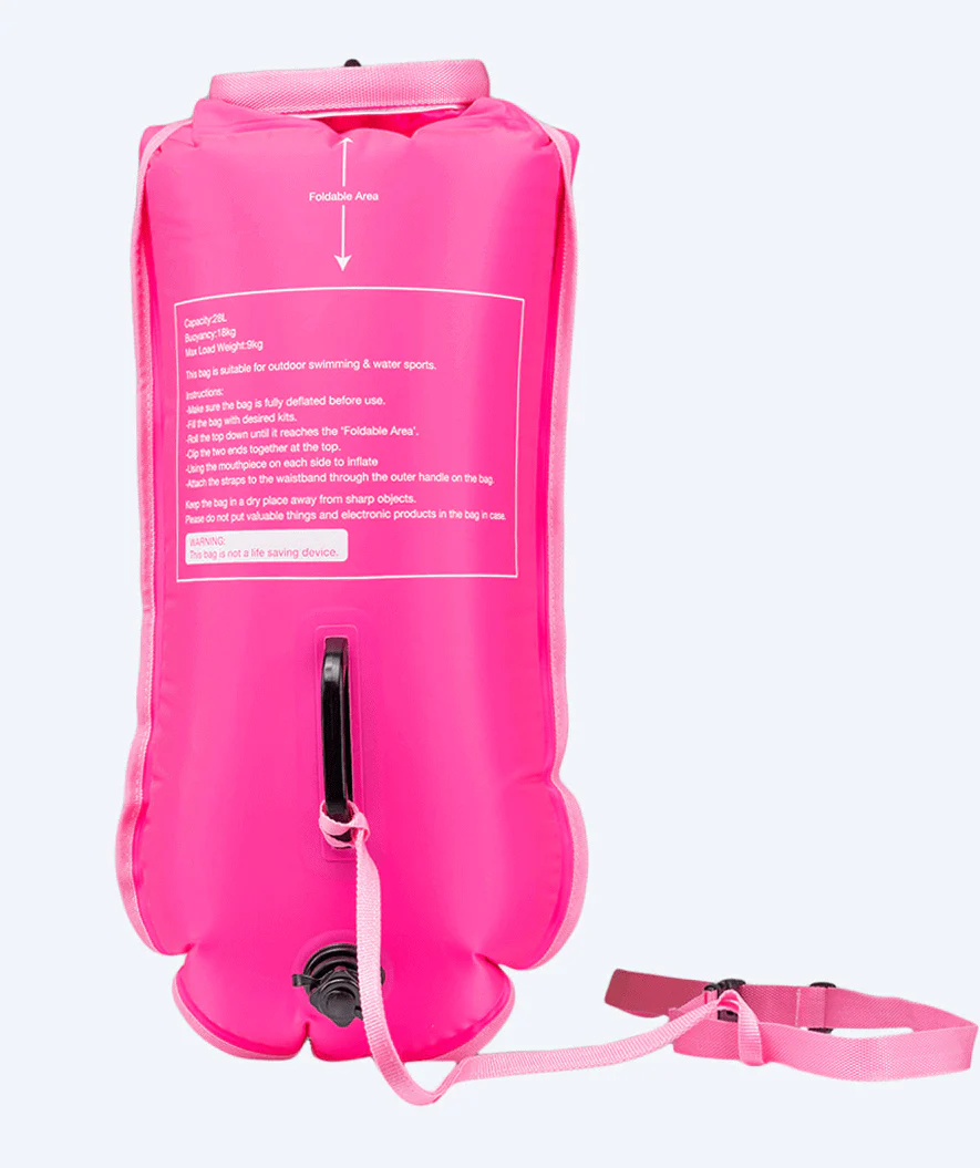 Watery havtaske til svømning - Window 28L - Pink