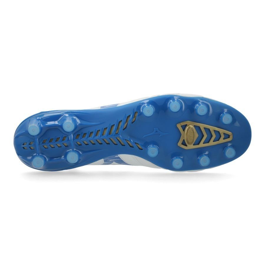 Mizuno Morelia Neo IV Beta Elite FG/AG Mugen - Blanc/Bleu