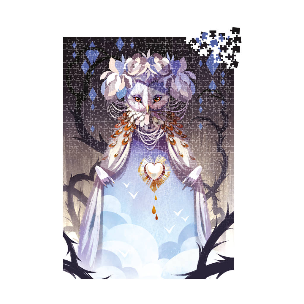 queen of owls legpuzzel 1000 stukjes