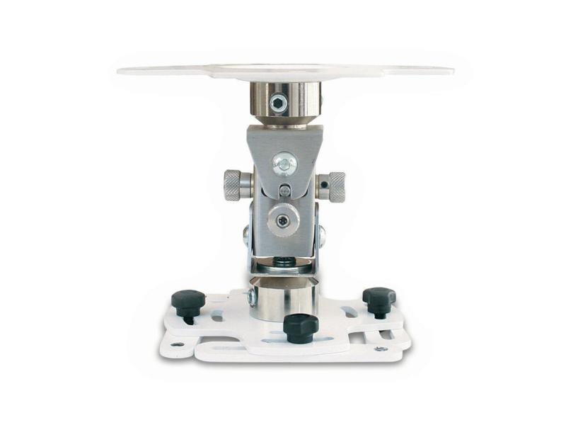 Euromet Deckenhalterung ARAKNO Mini Weiss Universelle Deckenhalterung Multimedia-Projektoren