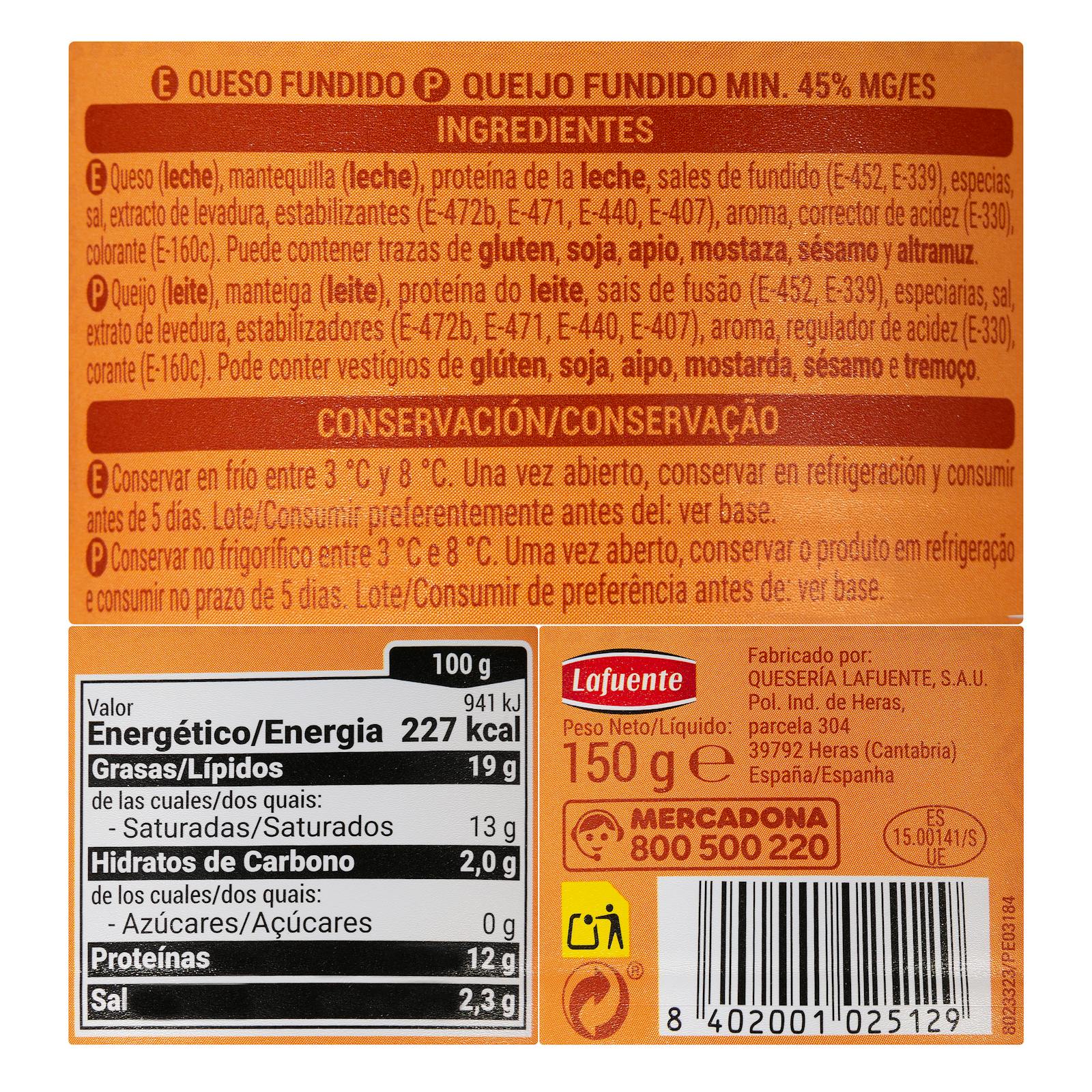 Crème de fromage Tex-Mex Hacendado