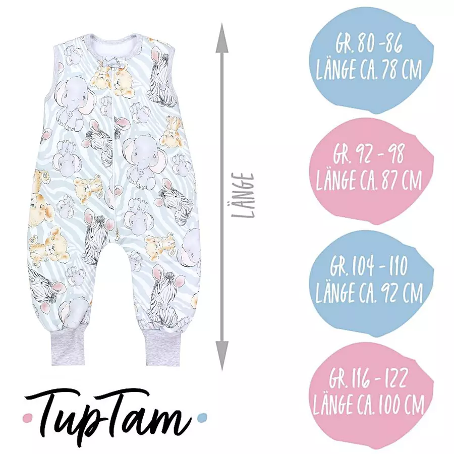 TupTam Baby  Winter Schlafsack mit Beinen 2,5 Tog sand