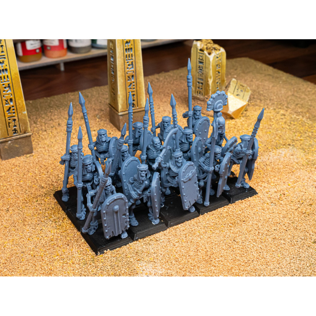 Highlands Miniatures - Eternal Dynasties - Lanciers Squelettes