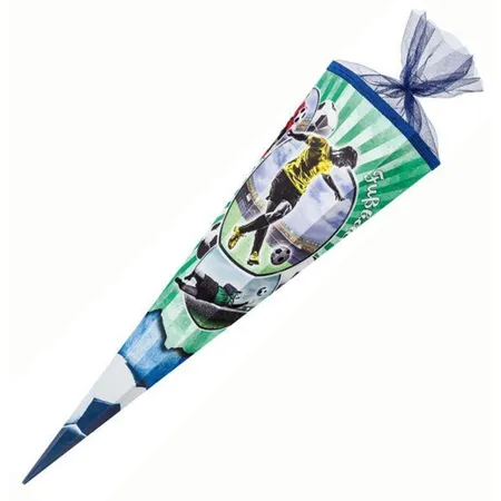 Nestler Schultüte Fußball, 85 cm, 6-eckig