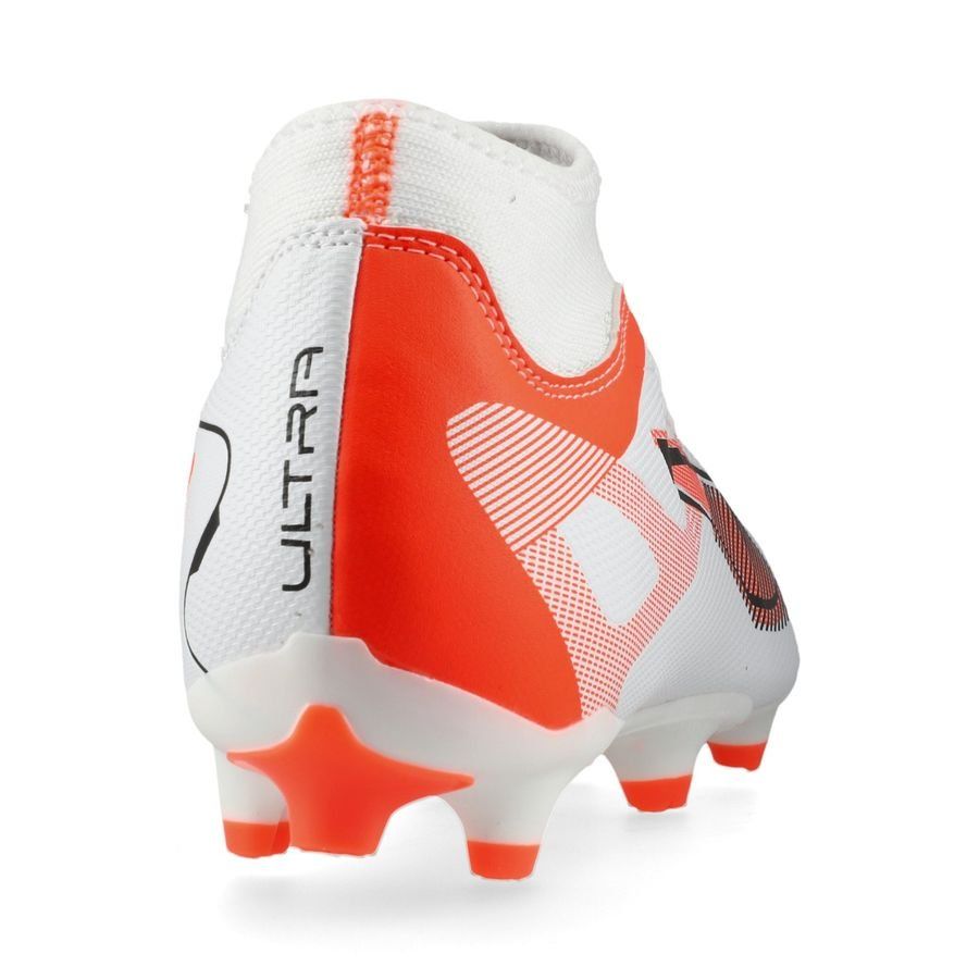 PUMA Ultra 5 Play   FG/AG Unlimited - Blanc/Noir/Glowing Red