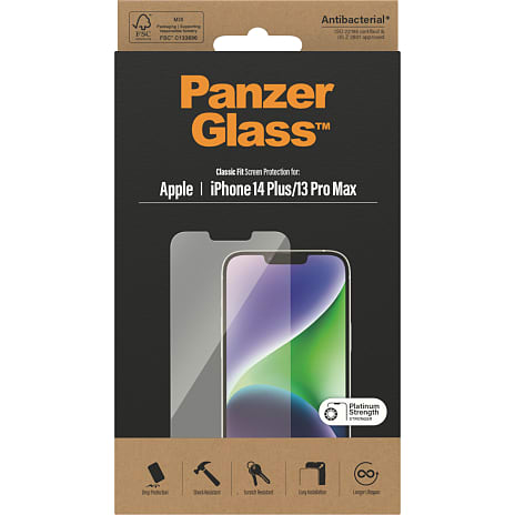 PanzerGlass skærmbeskyttelse iPhone 14 Plus/13 Pro Max
