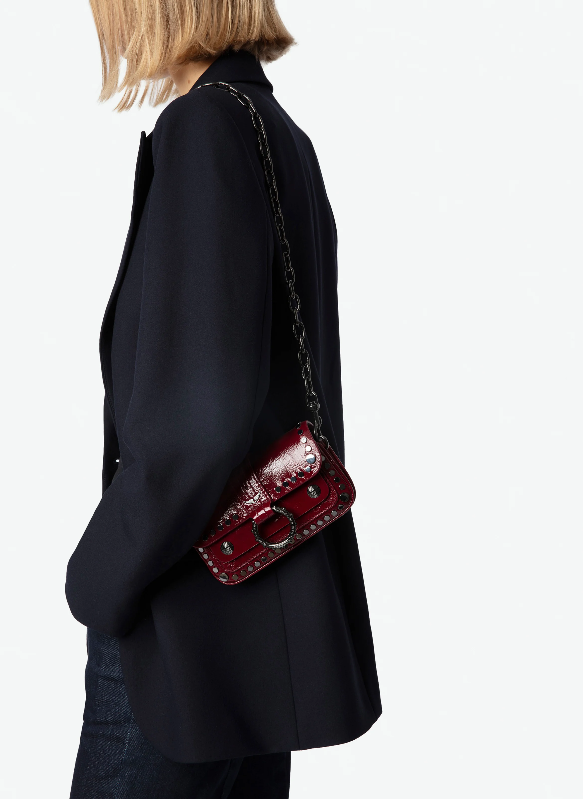 KATE WALLET - Sac en cuir | Rouge