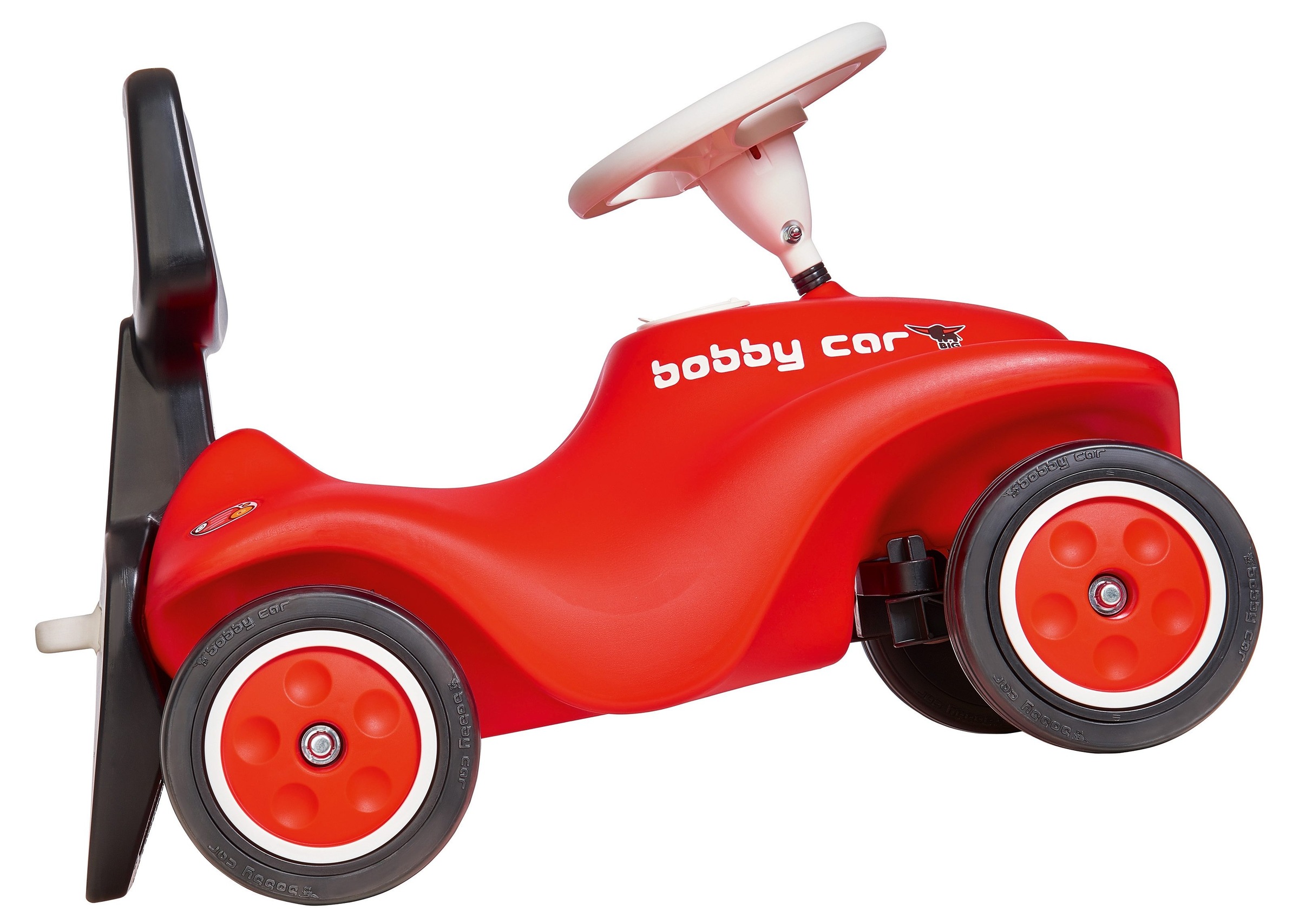BIG Kinderfahrzeug Lauflernhilfe »BIG Bobby Car Walker 2in1 Zubehör« 2in1 Rückenlehne & Lauflernhilfe, Made in Germany