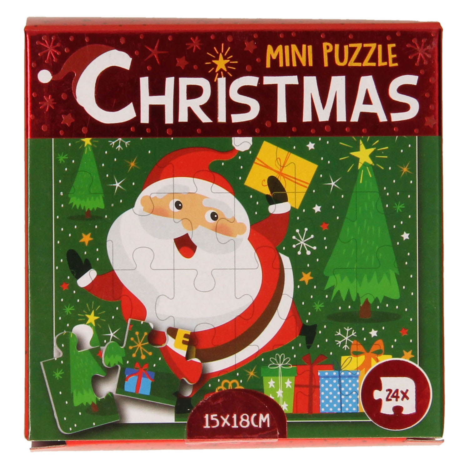 Mini Puzzel Kerst, 24st.