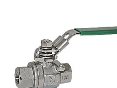 EGO 3/8' 2057LB 3-Vejs - Kugleventil Aisi 316