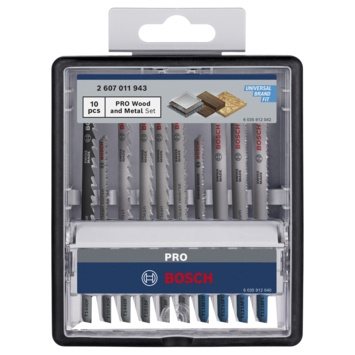 Bosch Professional decoupeerzaagbladenset 10-delig Pro Wood&Metal