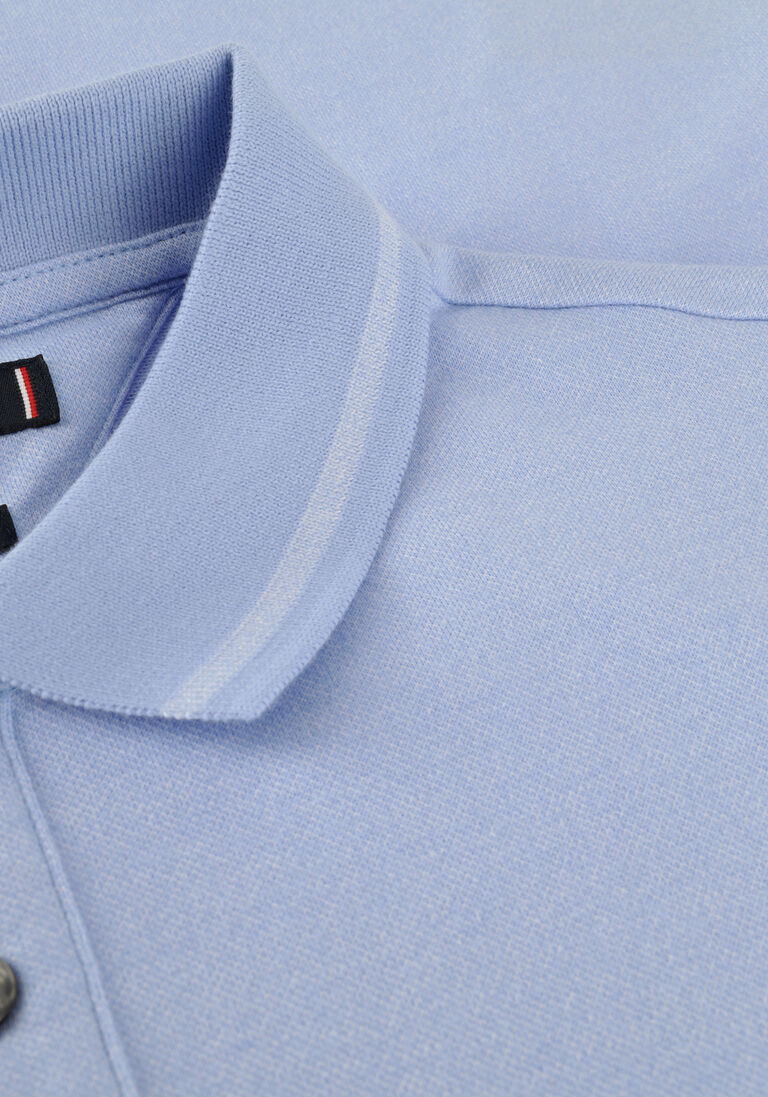 TOMMY HILFIGER lichtblauwe tommy hilfiger polo pretwist mouline tipped polo