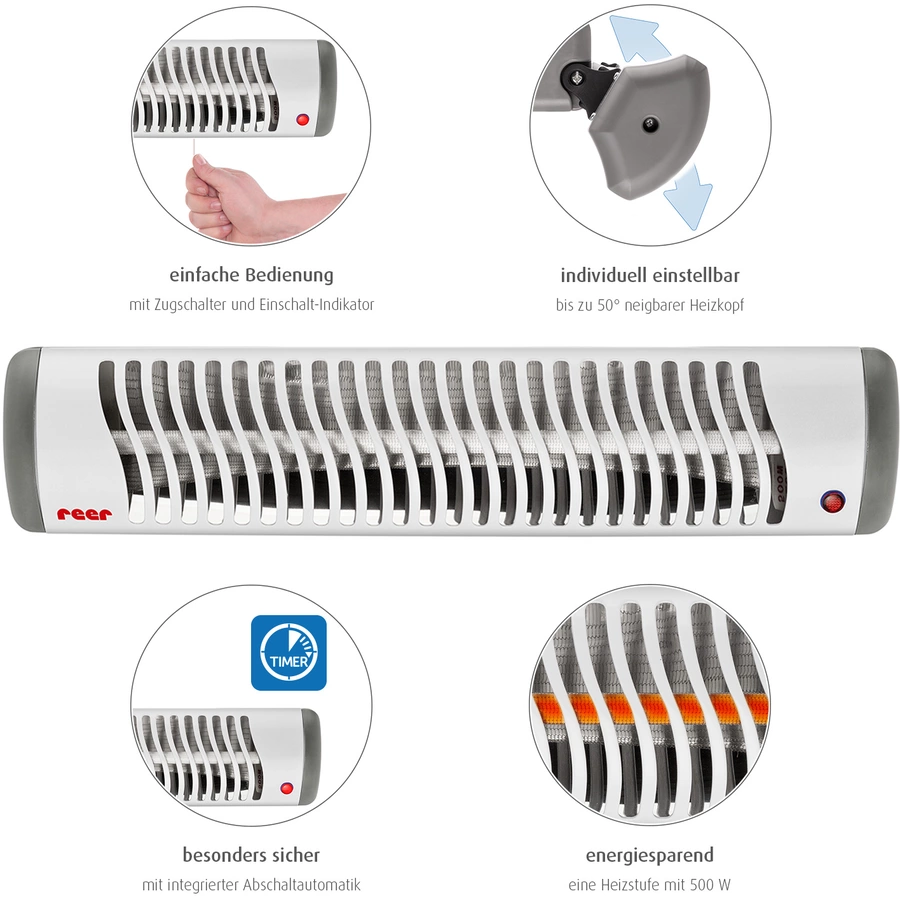 reer Wickeltisch-Wärmestrahler EasyHeat