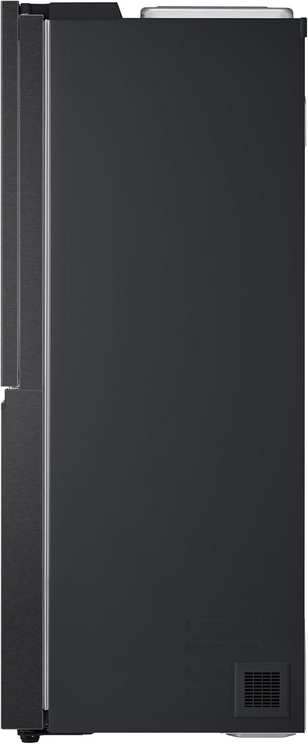 LG Electronics GSJC41EPPE Side by Side Kühlschrank mit Door-in-Door Funktion | kein Festwasseranschluss nötig | Modern Flat Door | Essence Matte Black