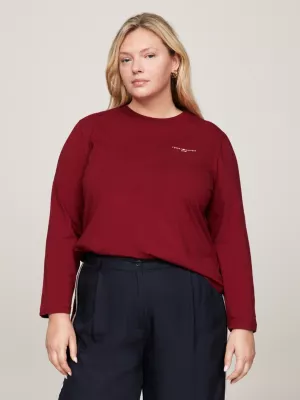 Blusa de manga comprida com logo da coleção Curve 1985