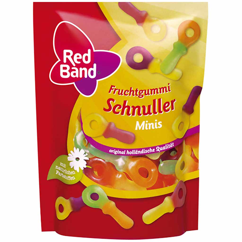 Red Band Fruchtgummi Schnuller Minis 200g MHD:26.1.26