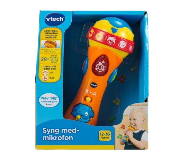 Vtech Baby Syng med mikrofon DK