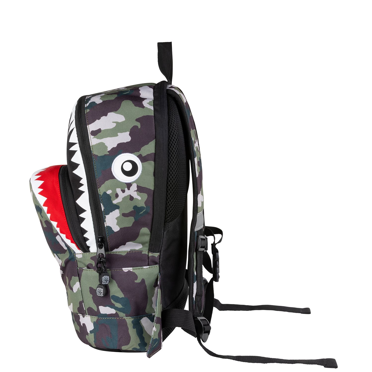 Pick & Pack Shark Shape Backpack M camo
