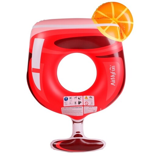 Boia inflável redonda tamanho XXL - Passion Cocktail 158 x 110 cm