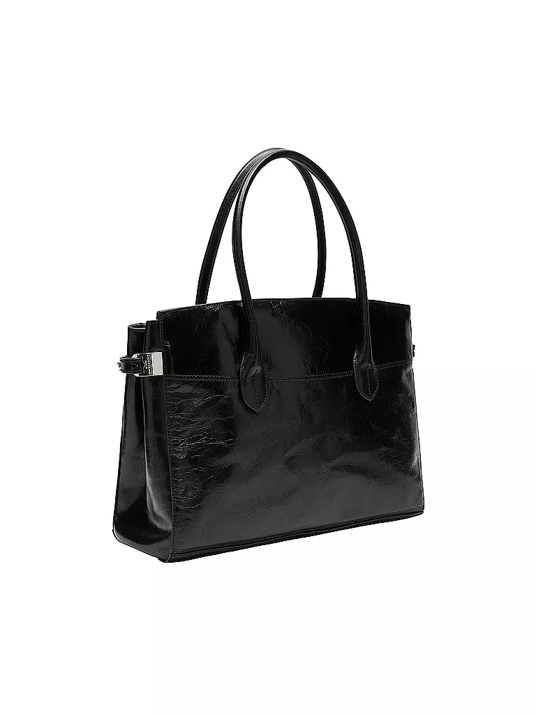 LIEBESKIND BERLIN Ledertasche - Henkeltasche GLORIA SATCHEL Large schwarz
