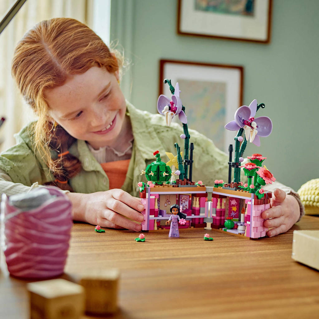 Zeer leuke en verrassende set!Encanto Isabela's bloempot Bouwbaar Speelgoed voor Kinderen 43237