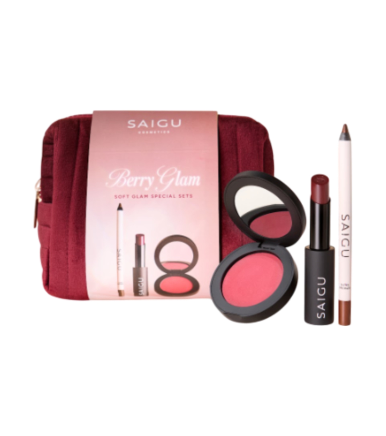 Saigu Cosmetics - Pacote Berry Glam