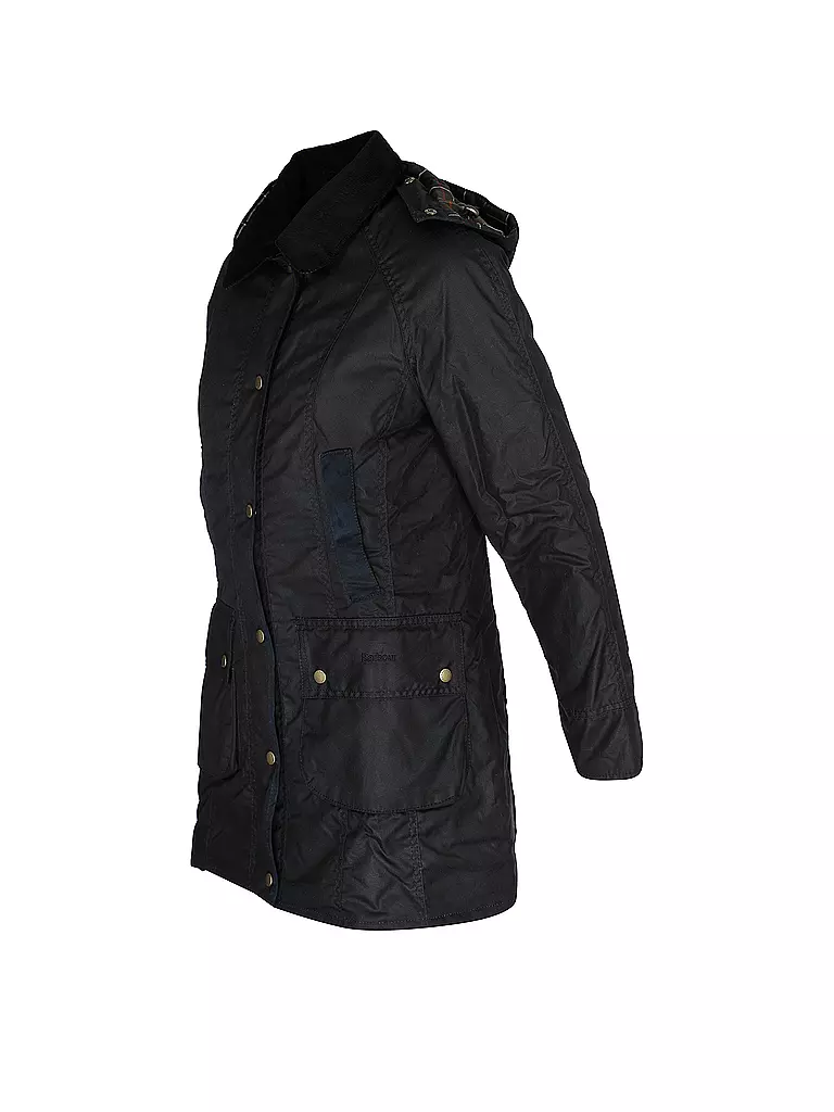 BARBOUR Parka BOWER WAX dunkelblau
