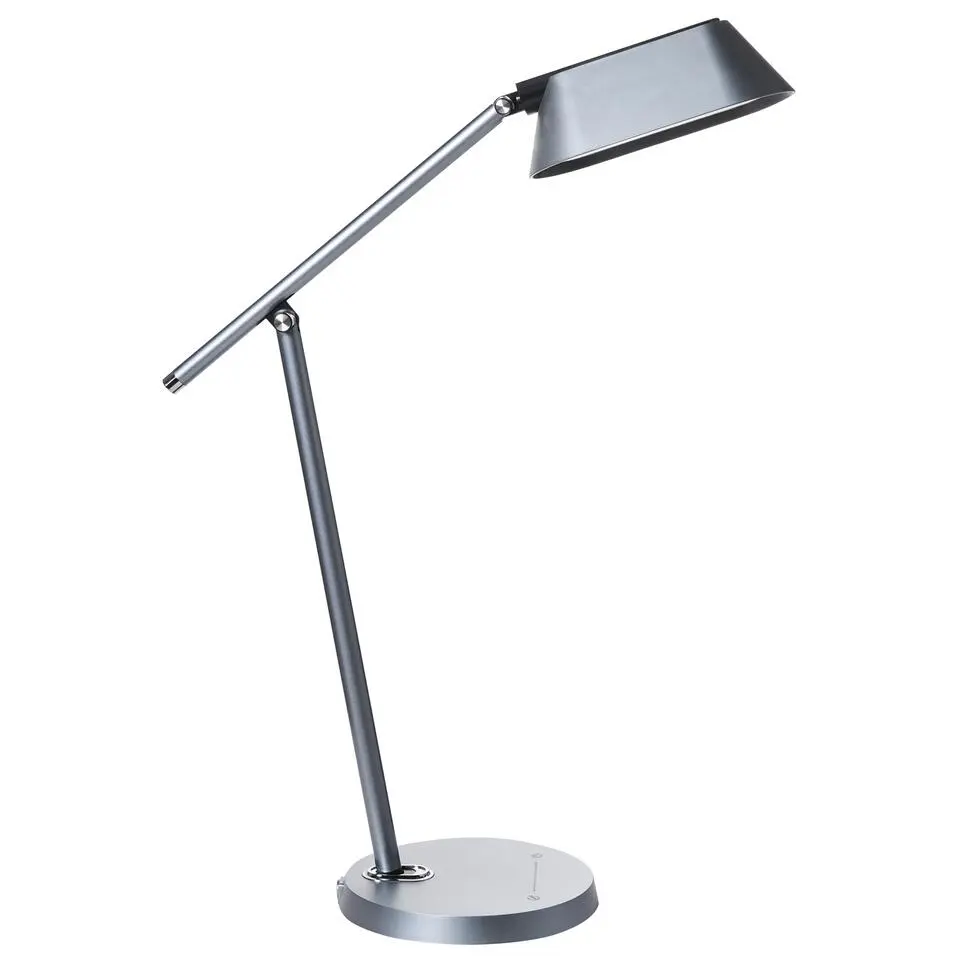 LEONIS - Bureaulamp LED - Grijs - Synthetisch materiaal