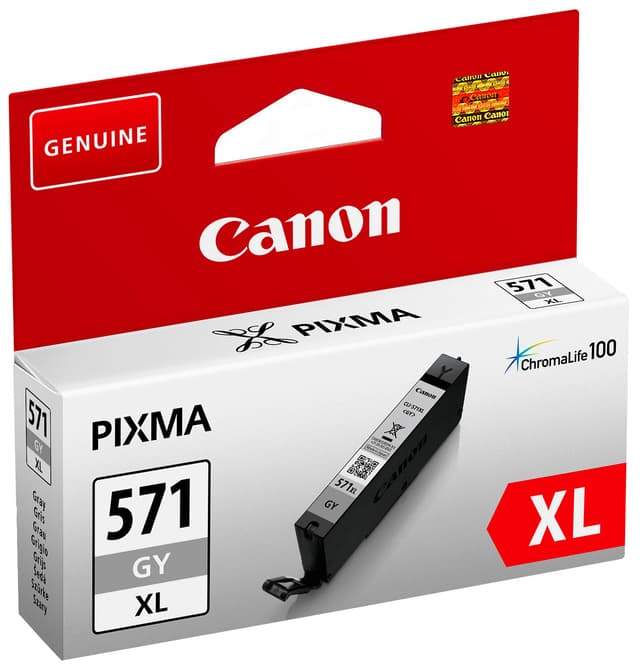 Canon blækpatron CLI-571XL Grå